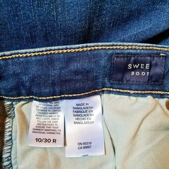 Lucky Brand Jeans Women’s 10/30 Blue Sweet Boot Stretch Denim Bootcut - Picture 5 of 5